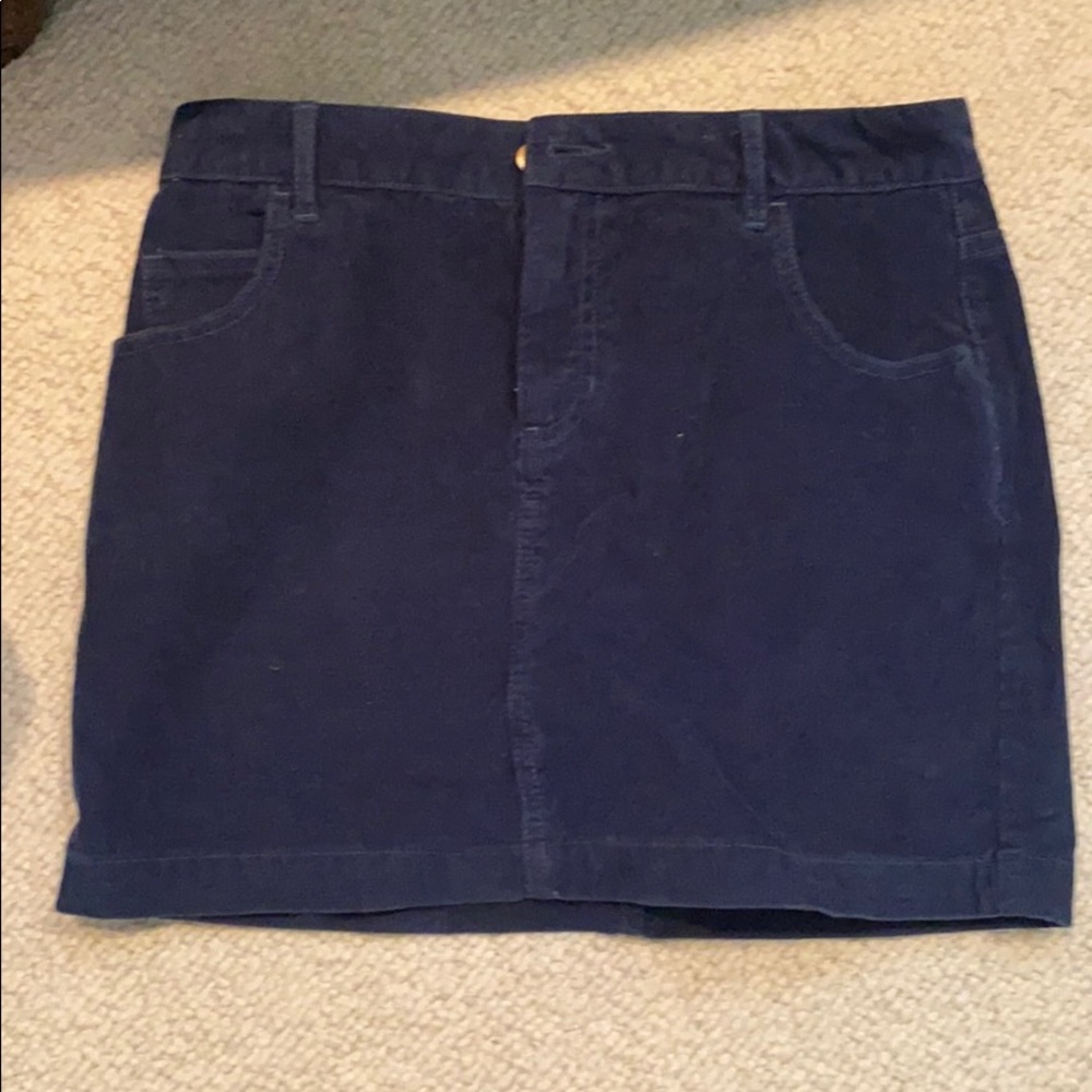 BDG blue corduroy skirt